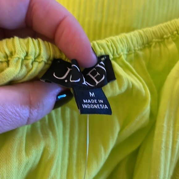 NWT J. Crew Bow-Back Tiered Cotton Maxi Dress Soft Gauze Green Yellow Medium - Picture 11 of 12